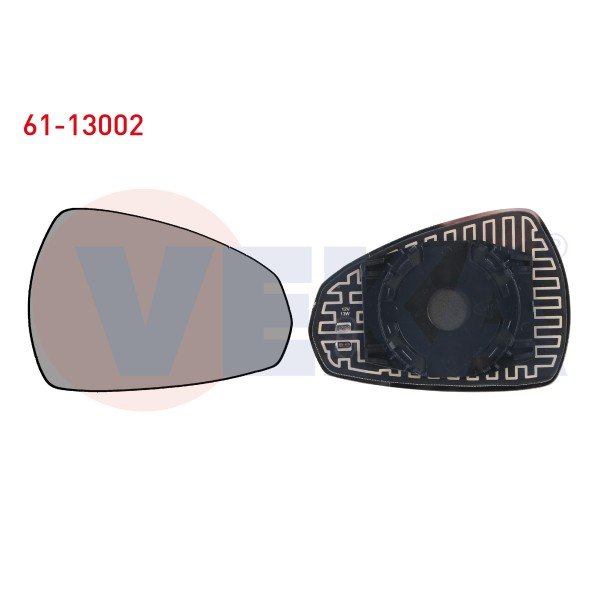 VEKA Ayna - Cami Sag Isitmali Asferik Audi A3 2013-2017 - Kod 61-13002 - OEM 8V0857527E