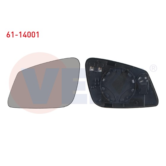VEKA Ayna - Cami Sol Isitmali Bmw 1 Serisi (F20, F21) 2010- / 3 Serisi (F30) 2011- / 5 Serisi (F10) 2010 - Kod 61-14001 - OEM 51167186587 ürün görseli
