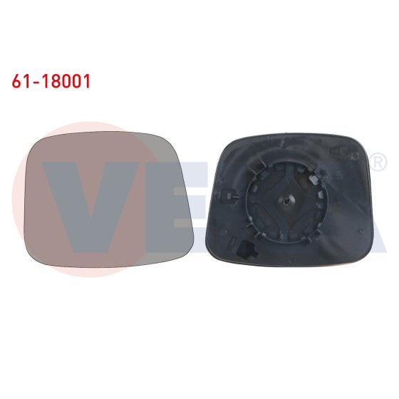 VEKA Ayna - Cami Sol Mekanik Fiat Fiorino / Peugeot Bipper / Citroen Nemo - Kod 61-18001 - OEM 71740496 ürün görseli