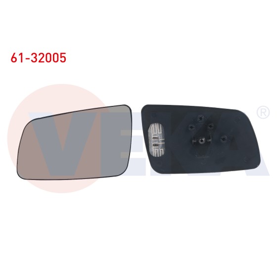 VEKA Ayna - Cami Sol Isitmali Opel Astra G 1998-2002 - Kod 61-32005 - OEM 1165798 ürün görseli