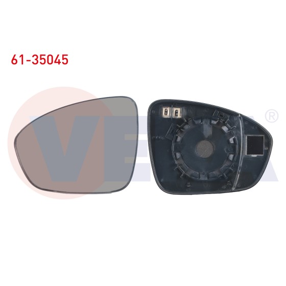 VEKA Ayna - Cami Sol Isitmali Asferik Renault Megane IV - Talisman - Kod 61-35045 - OEM 963664523R ürün görseli