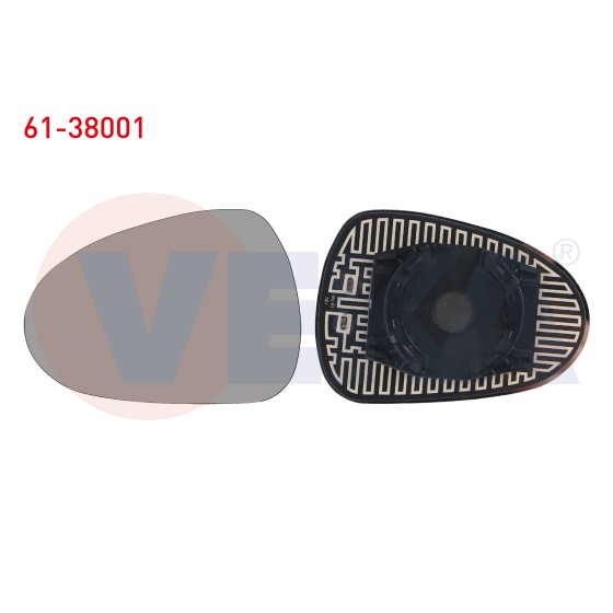 VEKA Ayna - Cami Sol Isitmali Seat Leon (1p1) 2005-2012 - Kod 61-38001 - OEM 6J0857521H ürün görseli