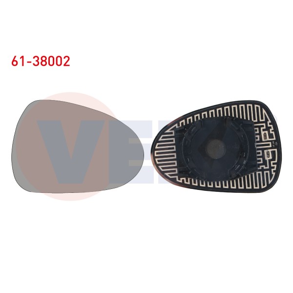 VEKA Ayna - Cami Sag Isitmali Seat Leon (1p1) 2005-2012 - Kod 61-38002 - OEM 6J0857522H