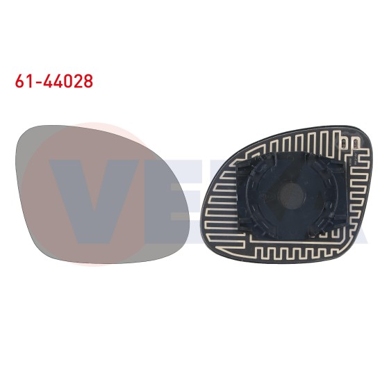 VEKA Ayna - Cami Sag Isitmali Volkswagen Tiguan 2007-2016 / Skoda Yeti 2009 - Kod 61-44028 - OEM ürün görseli