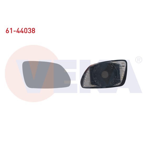 VEKA Ayna - Cami Sag Isitmali Volkswagen Polo 2004-2009 / Skoda Octavia 2004-2009 - Kod 61-44038 - OEM 6Q0857522K ürün görseli