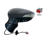 ALKAR Dis Dikiz Aynasi Sol Elektrikli Isitmali Astarli Sinyalli 6 Pin Asferik Ford Fiesta VI 2008-2013 - Kod 6119394 - OEM 13334021