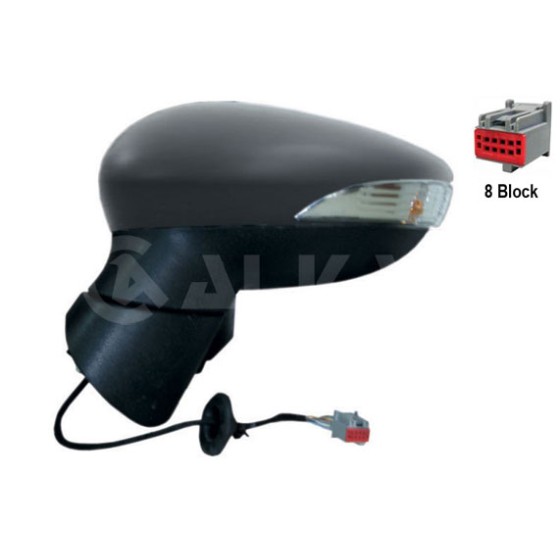 ALKAR Dis Dikiz Aynasi Sol Elektrikli Isitmali Astarli Sinyalli 6 Pin Asferik Ford Fiesta VI 2008-2013 - Kod 6119394 - OEM 13334021 ürün görseli