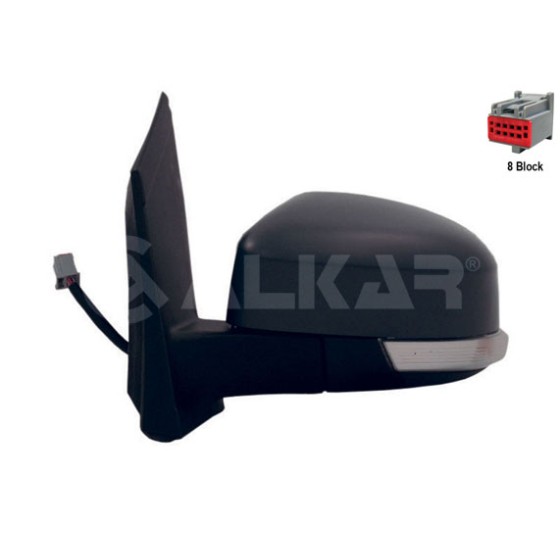 ALKAR Dis Dikiz Aynasi Sol Elektrikli Isitmali Astarli Asferik (6 Pin) Ford Focus II (DA) 2004-2011 - Kod 6125401 - OEM ürün görseli