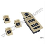 WENDER Ayna - Bmw Cam Düğmesi E90+lci (Set); Bej Çerçeveli (Karartmali & Katlamali Ayna) - OEM 61319217334S4