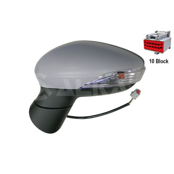 ALKAR Dis Dikiz Aynasi Sol Elektrikli Asferik Isitmali Astarli Sinyalli 6 Pin Ford Fiesta VI 2012-2016 - Kod 6139362 - OEM 1531442 ürün görseli