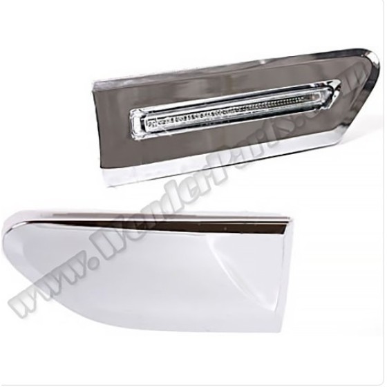 WENDER Çamurluk - Bmw Çamurluk Sinyali F01 Sağ; (Beyaz) Krom Çerçeveli - OEM 63137203372S1 ürün görseli