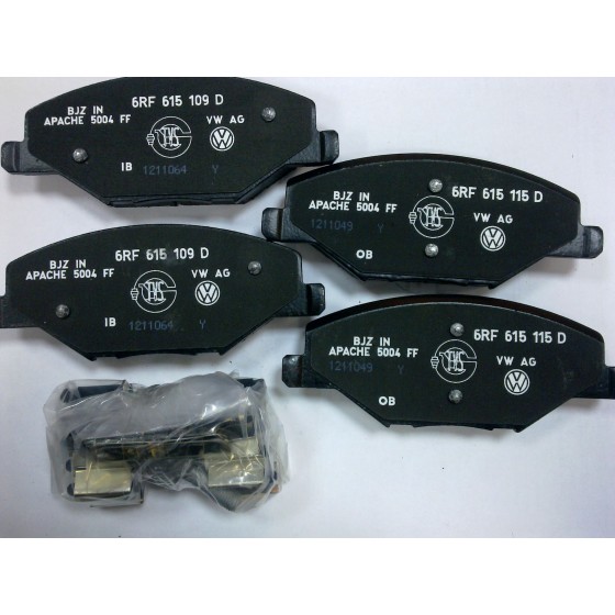 İthal ON Fren Balata Seat Volkswagen Polo 2010 2015 - Kod 6RU698151A-WISCO - OEM 6RU698151A ürün görseli