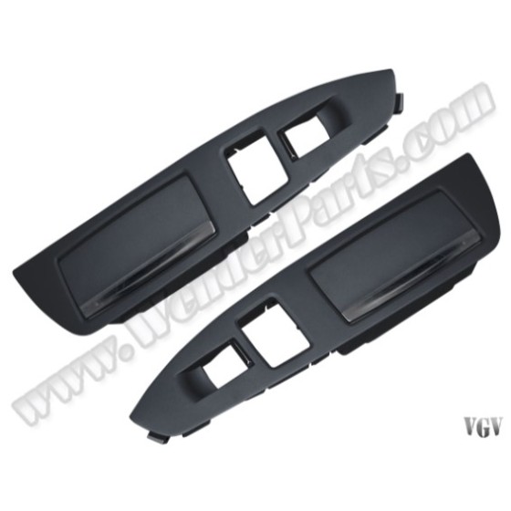 WENDER Bmw Cam Düğme Çerçeve Seti F01-lci Arka Sol&sağ; Küllüklü; Siyah (Arka Güneşlik) - OEM 7322877/878 ürün görseli