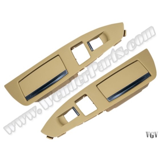 WENDER Bmw Cam Düğme Çerçeve Seti F01-lci Arka Sol&sağ; Küllüklü; Bej (Arka Güneşlik) - OEM 7322879/880 ürün görseli