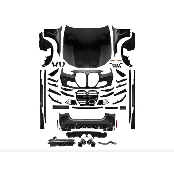 WENDER Çamurluk - Komple Body Kit G22 2b2-yandançıkış, Mrşp-li, Panj-lu, Egz.uçlu, Kaput / Çamurluk - / / / M4 (G82) Style - OEM 822200 ürün görseli