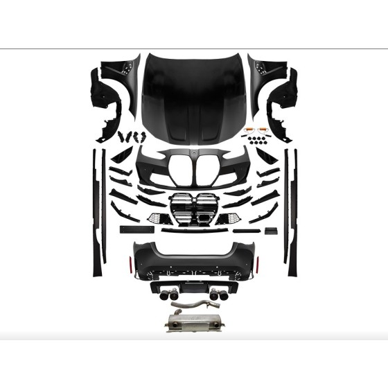 WENDER Çamurluk - Komple Body Kit G22 2b2-ortadançıkış, Mrşp-li, Panj-lu, Egz.uçlu, Kaput / Çamurluk - / / / M4 (G82) Style - OEM 822201 ürün görseli