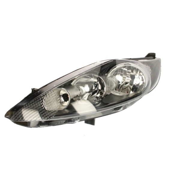 İthal Far - Lamba Ford Fiesta 09-12 Motorlu Siyah Ampullü Sol - Kod 887474 - OEM 8A61-13W030AJ