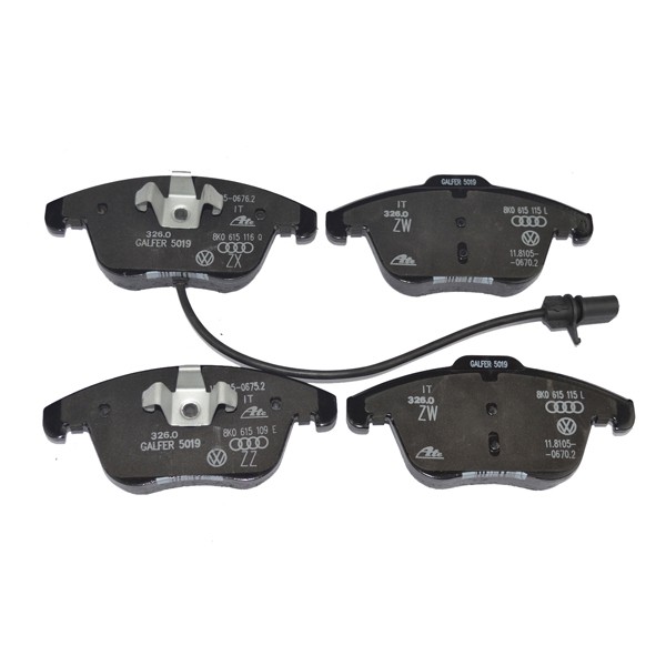 WISCO Ön Fren Balatası - A4 A5 1.8 Audi TFSI 2.0 Audi TDI 2008> - Kod 8K0698151F-WSC - OEM 8K0698151A