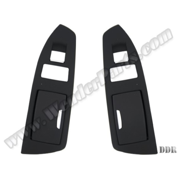 WENDER Bmw Cam Düğme Çerçeve Seti F01 Arka Sol&sağ; Küllüklü; Siyah (Arka Güneşlik) - OEM 9169047/048