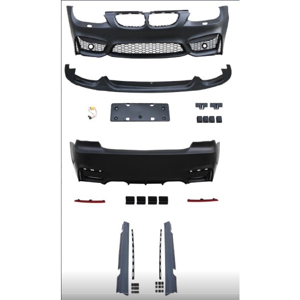 WENDER Body Kit E92 E93 F.yık-lı, 2b2-çıkış, Mrşp-li, ÖN Lip - / / / M4-style - OEM 922113