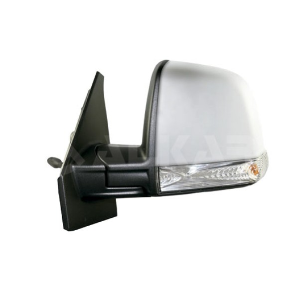 ALKAR Dis Dikiz Aynasi Sol Mekanik Sinyalli Astarli Tek Camli Fiat Doblo 2010- / Opel Combo D 2012 - Kod 9237929 - OEM 1426585