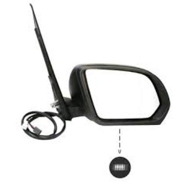 ALKAR Dis Dikiz Aynasi Sag Elektrikli Asferik Isitmali Otomatik Katlanir Alt Aydinlatmali Hafizali Kor Noktali 16 Pin Mercedes-benz Vito (W447) 2014 - Kod 9268711 - OEM A4478110900