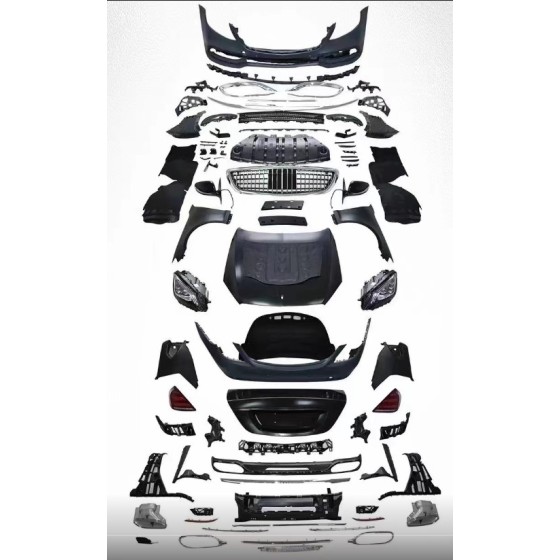 WENDER Far - Komple Body Kit W221 [Donusum=> W222] 2b2-çıkış, Panj-lu, Egz.uçlu, Kaput / Çamurluk / Bagaj Kap., Far / Stop, Aynalar -Maybach - OEM A2212210 ürün görseli