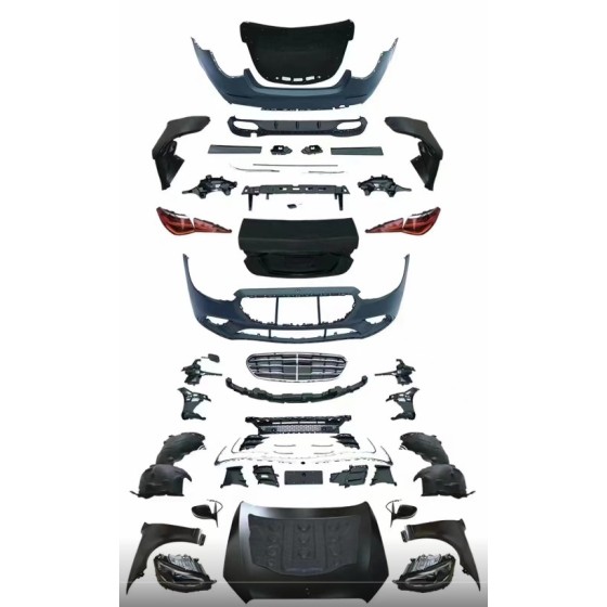 WENDER Far - Komple Body Kit W221 [Donusum=> W223] 0-0-çıkış, Panj-lu, Egz.uçlu, Kaput / Çamurluk / Bagaj Kap., Far / Stop, Aynalar -S450 Sport - OEM A2212211 ürün görseli