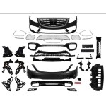 WENDER Body Kit W222 Pdcli:ön / Arka, 2b2-çıkış, Acc Panj-lu, Egz.uçlu -Amg S65 Chrome-line- 2017 - OEM A2222112