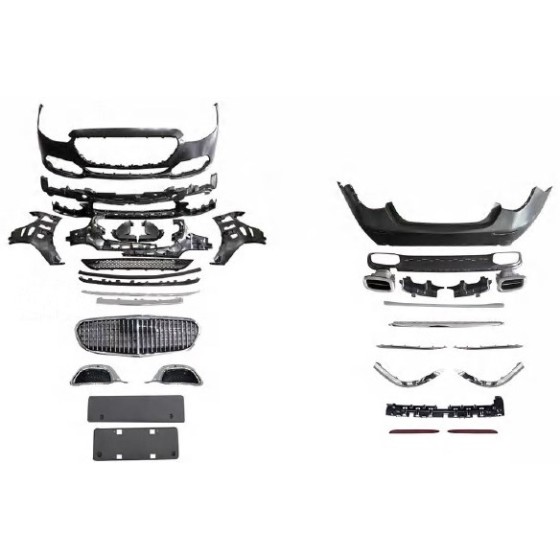 WENDER Body Kit W223 0-0-çıkış, Panj-lu, Egz.uçlu -Maybach OEM- 2021 - OEM A2232100 ürün görseli