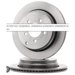 İthal Arka Fren Diski - Havali Kaplamali Land Rover Discovery Iii (Taa) 2.7 V6 Audi TDI 5 Bijon, 9x59, 7 2004-2010 - Kod A4008VR - OEM SDB500150