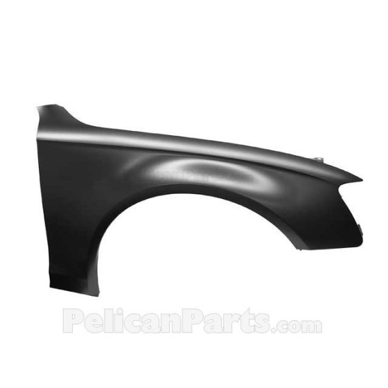 İthal Ön Çamurluk - Çamurluk Sağ A4 2009 - Kod A409-5001 - OEM 8K0821106A ürün görseli