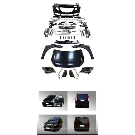 WENDER Far - Body Kit VITO639 [Donusum=> VITO447] Pdcli:ön / Arka, 00-00-çıkış, Panj-lu, Kaput / Çamurluk, Far / Stop -Maybach - OEM A6392104 ürün görseli