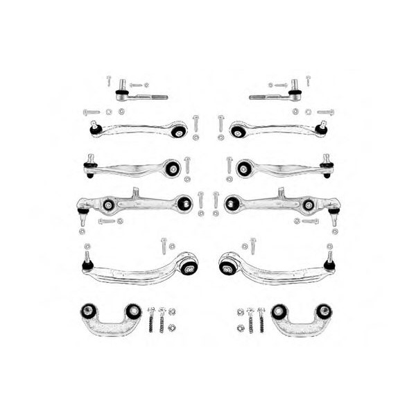 ÖN Düzen Kiti 12 Parça Volkswagen Passat - A6 2000-2005 (Ince Kafa) - Kod AYD-07079 - OEM 4B0498998