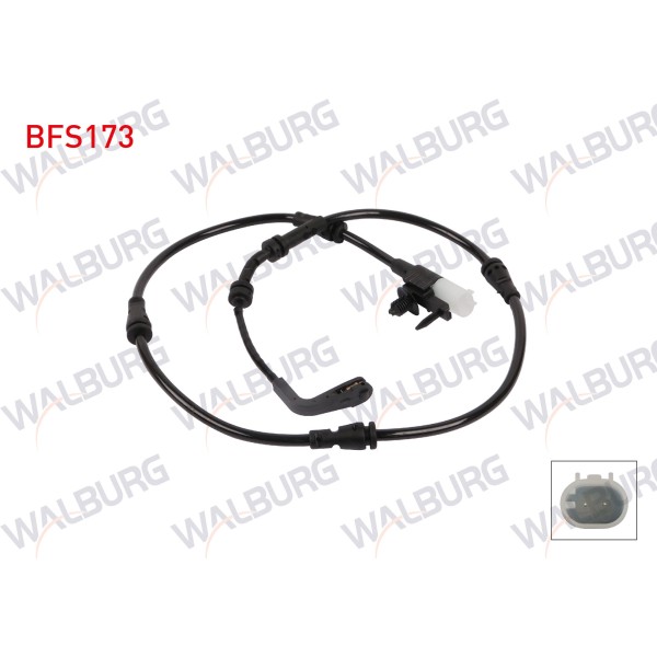 WALBURG Balata Ikaz Kablosu Sol-sag Arka 840mm Land Rover Discovery Sport 2019- / R.rover Evoque 2018- / Jaguar E-pace 2017 - Kod BFS173 - OEM J9C2076