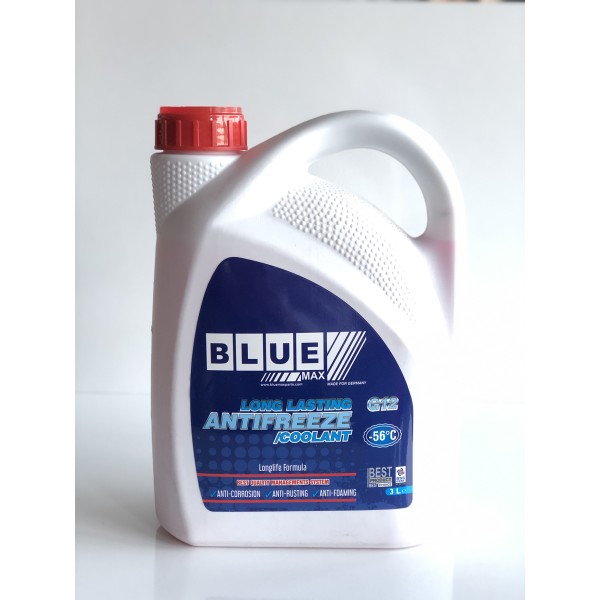 BLUEMAX OIL Antifriz 3.0 LT. Kirmizi -56 Derece (Koli Adeti 6) (Palet Adeti 288) Antifiriz - Kod BL-01382 - OEM BLG012A8GM5