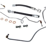 BLUEMAX Arka Fren Hortumu - Fren Hortumu Sağ Borulu Fren Kaliperinde Volkswagen Golf 4 Volkswagen Bora Skoda Octavia New Volkswagen Beetle - Kod BL-10-0131 - OEM 1J0611764F