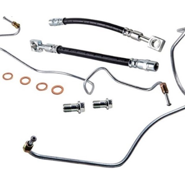 BLUEMAX Arka Fren Hortumu - Fren Hortumu Sağ Borulu Fren Kaliperinde Volkswagen Golf 4 Volkswagen Bora Skoda Octavia New Volkswagen Beetle - Kod BL-10-0131 - OEM 1J0611764F