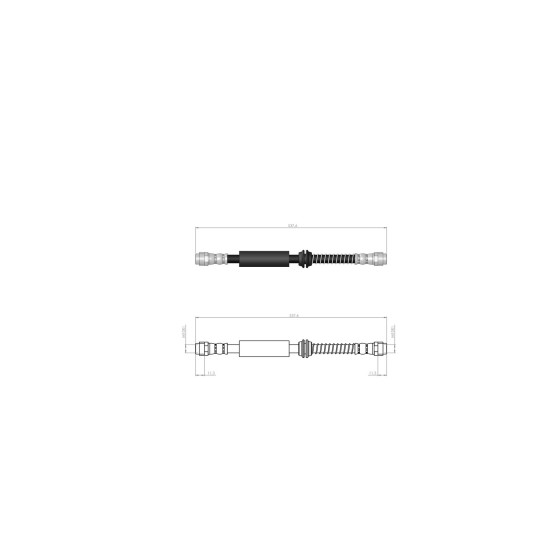 BLUEMAX Ön Fren Hortumu - Fren Hortumu Volkswagen Touareg-q7-cayenne 545 MM 2002-2010 - Kod BL-10-0222 - OEM 95535513913 ürün görseli