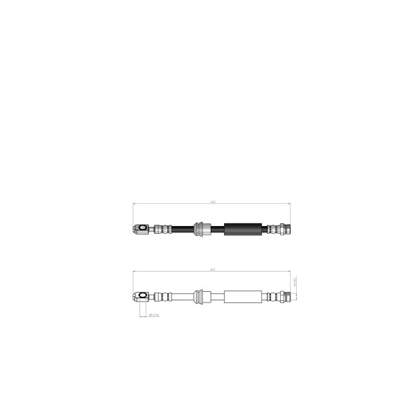 BLUEMAX Ön Fren Hortumu - Fren Hortumu Volkswagen Caddy 4 2015> - Kod BL-10-0271 - OEM 2K5611701