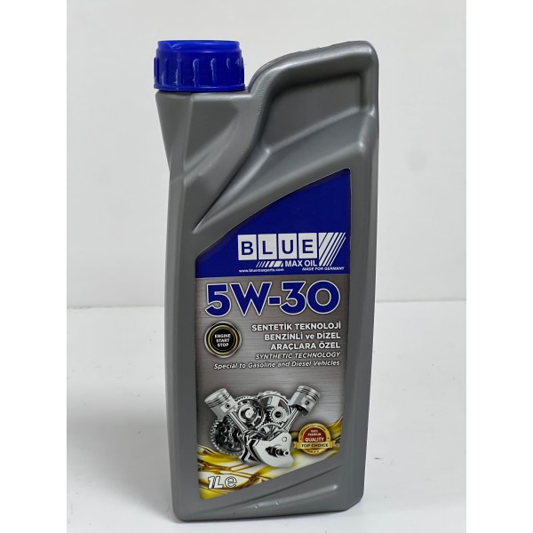 BLUEMAX OIL Motor Yaği 5w30 1 Litre Tam Sentetik ( Koli Adedi 12 ) - OEM BL-10007