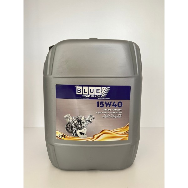 BLUEMAX OIL Motor Yaği 15w40 20 Litre Tam Sentetik - OEM BL-10017