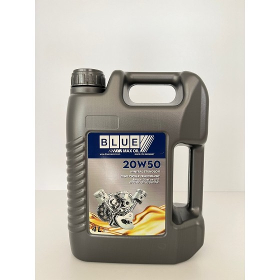 BLUEMAX OIL Motor Yaği 20w50 4 Litre Tam Sentetik Koli Adeti 4 - OEM BL-10018 ürün görseli