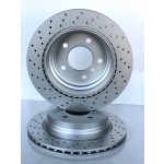 BLUEMAX Fren Diski - Bmw Fren Diski Arka F30-f30 Lci-f31 F31 Lci-f34-f34 Lci-f35-f35 Lci-f33-f33 Lci-f36 10-18 DDF2313C Karbonlu Delikli - Kod BL-1026S - OEM 34216792229