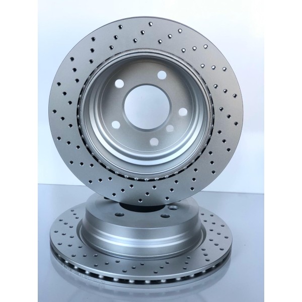 BLUEMAX Fren Diski - Bmw Fren Diski Arka F30-f30 Lci-f31 F31 Lci-f34-f34 Lci-f35-f35 Lci-f33-f33 Lci-f36 10-18 DDF2313C Karbonlu Delikli - Kod BL-1026S - OEM 34216792229