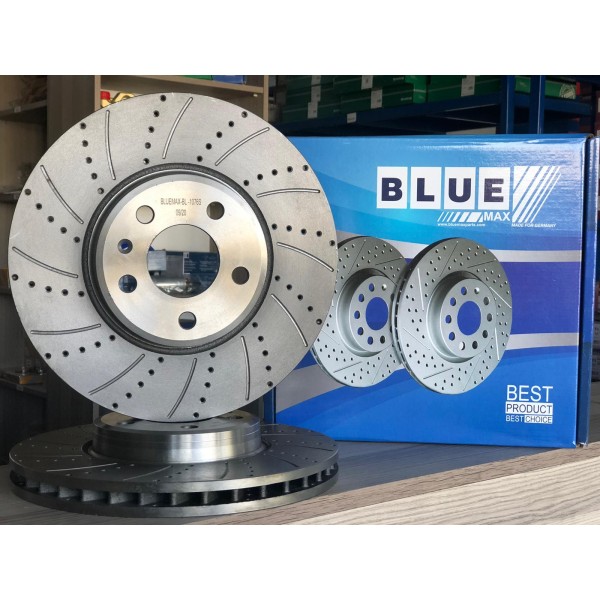 BLUEMAX Ön Fren Diski - Havali Performance Sport Volkswagen A4 A5 A6 2016-> - Kod BL-1076S - OEM 8W0615301AA