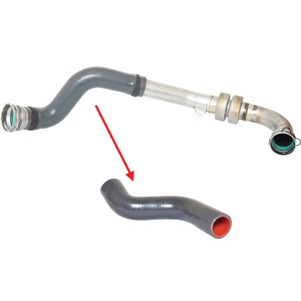 BLUEMAX Turbo Hortumu Metal Boru Hariç 4 Kat Polyester Kullanilmiştir Renault Megane Iii / Renault Fluence 1.5 DCI 85 / 105 HP - Kod BL-11457 - OEM 8200760281