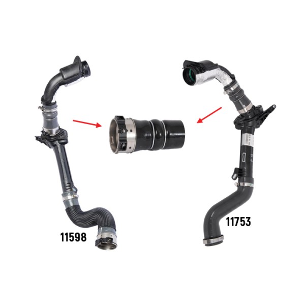 BLUEMAX Turbo Hortumu Plastik Boru Hariç OK Ile Gösterilen Küçük Hortum Renault Megane Iii 1.5 DCI Renault Fluence 1.5 DCI Renault Kangoo II 1.5 DCI - Kod BL-11599 - OEM 144602487R8200687468