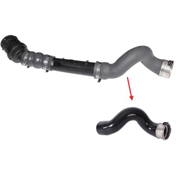BLUEMAX Turbo Hortumu Plastik Boru Hariç OK Ile Gösterilen Büyük Hortum Renault Kangoo II 1.5 DCI - Kod BL-11774 - OEM 144608356R144606171R60709006374150900437