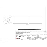 BLUEMAX Westinghouse Hortumu C / Tipi 11mm X 19mm = 80cm Doğan / Fiat Kartal / Şahin 1.6 - Kod BL-14015 - OEM 14206880